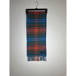 Clans Scotland Lambswool Plaid Scarf Red Green‎ Blue Tartan Checkered